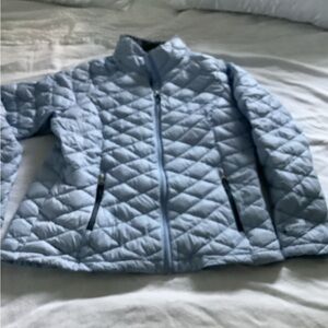 Women's Quilted Jacket - Light Blue